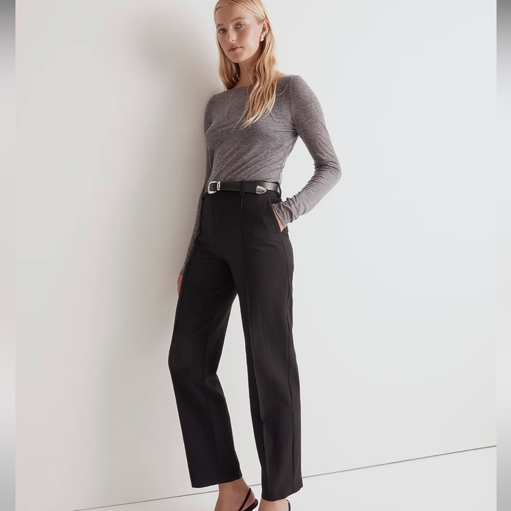 Madewell the Fairbanks pants true black